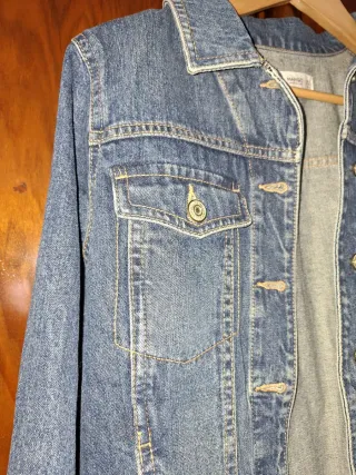 Chaqueta vaquera Mango azul