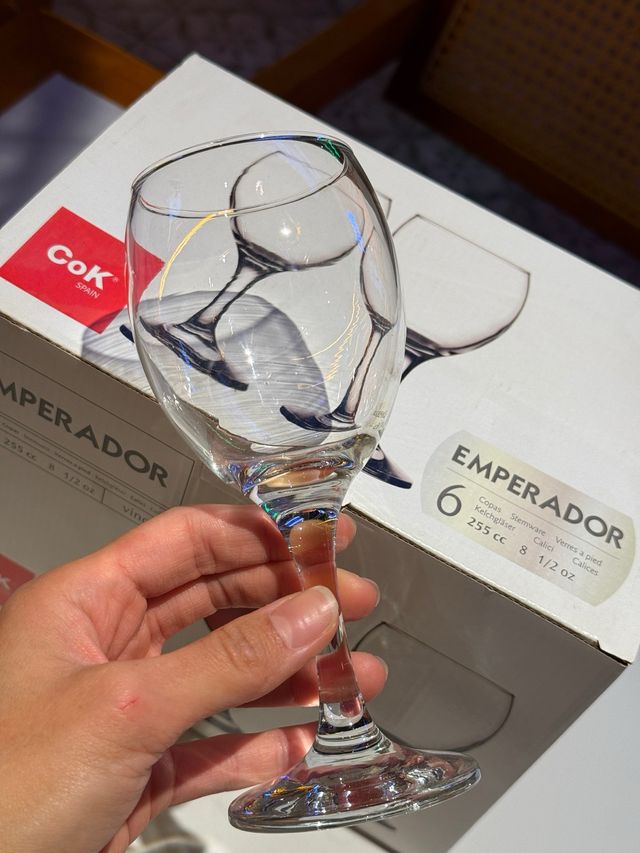 Set 6 Copas de Vino Emperador CoK nuevo