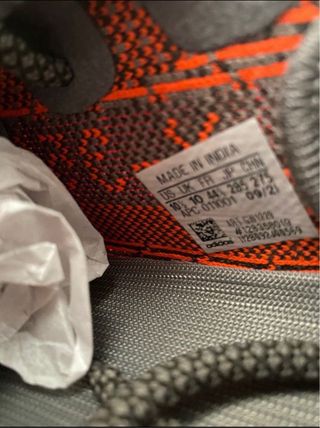 Adidas Yeezy 350 Boost Gris Naranja