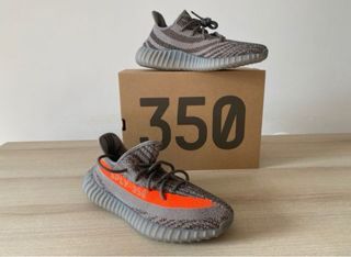 Adidas Yeezy 350 Boost Gris Naranja