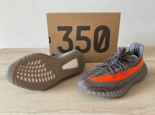 Adidas Yeezy 350 Boost Gris Naranja