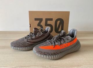 Adidas Yeezy 350 Boost Gris Naranja