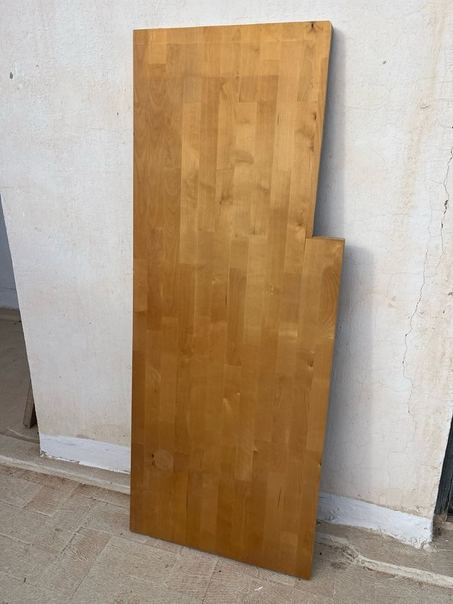 Encimera de madera laminada