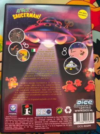 Juego PC Attack of the Saucerman!