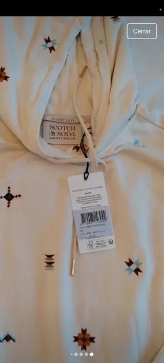 Sudadera Scotch & Soda con etiqueta