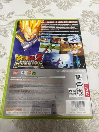 Dragon Ball Z Burst Limit Xbox 360