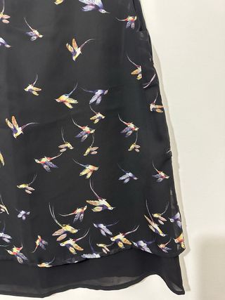 Blusa negra estampada - Comercio local