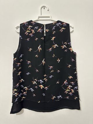 Blusa negra estampada - Comercio local