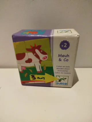 Puzzle Cubos Madera Djeco Meuh & Co