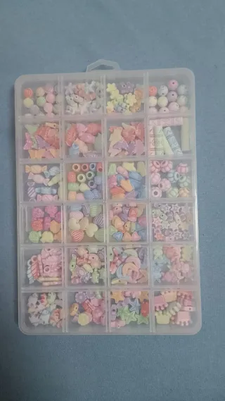 Pack pulseras abalorios multicolor