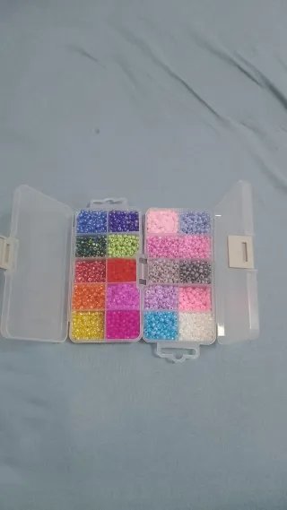 Pack pulseras abalorios multicolor