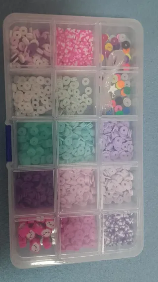 Pack pulseras abalorios multicolor