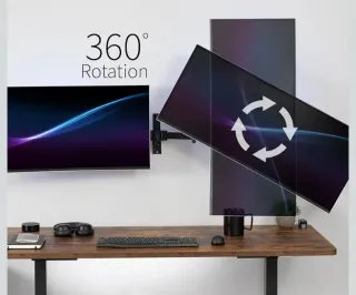 Suporte de parede para 2 monitores