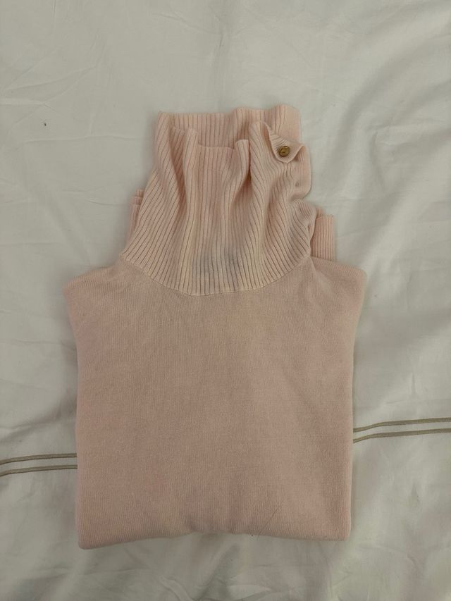 Jersey Cortefiel cuello asimétrico botones