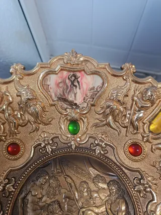 Bandejas antiguas de bronce 1940 - 1960