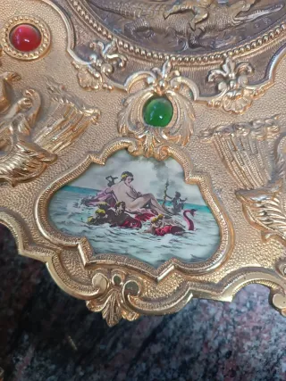 Bandejas antiguas de bronce 1940 - 1960