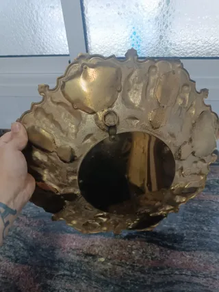 Bandejas antiguas de bronce 1940 - 1960