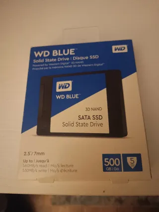 WD Blue SSD 500GB SATA 2.5 7mm