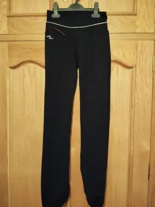 2 Mallas Deportivas Negras Nafta Talla S