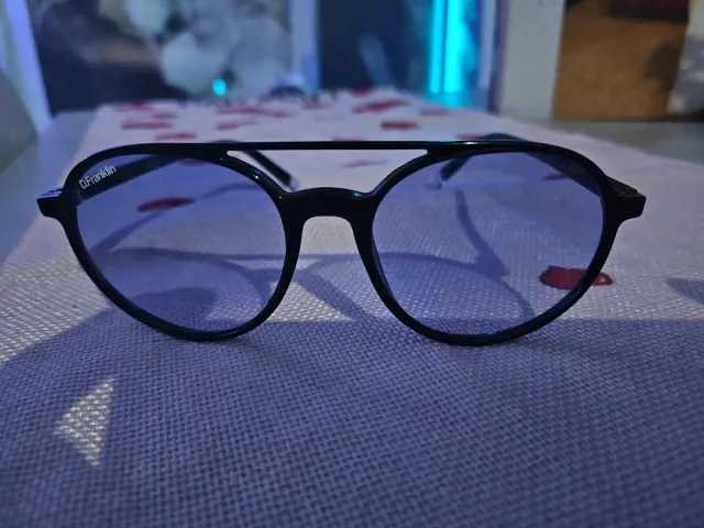 Gafas Dr Franklin Negras y Azules