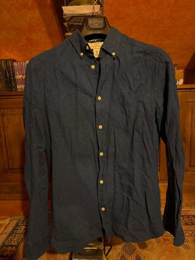 Camisa Azul LILAS Talla S Hombre