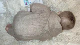 Bambola Reborn femmina con ciuccio e biberon