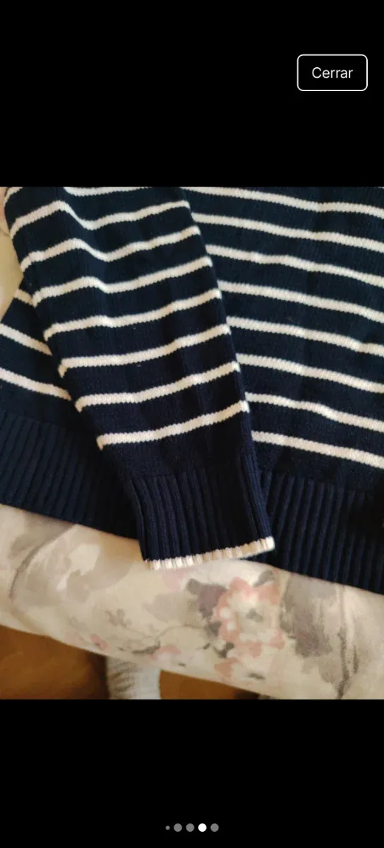 Jersey Uniqlo Azul Talla S