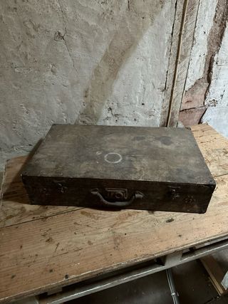 Maletín vintage de madera