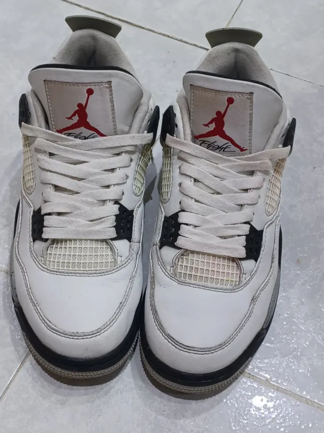 Zapatillas Nike Air Jordan 4 Gris/Blanco