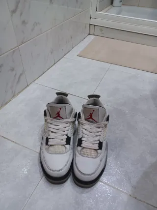 Zapatillas Nike Air Jordan 4 Gris/Blanco