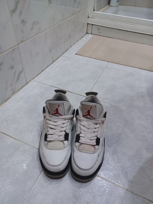 Zapatillas Nike Air Jordan 4 Gris/Blanco