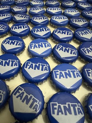 100 Chapas Refresco Fanta