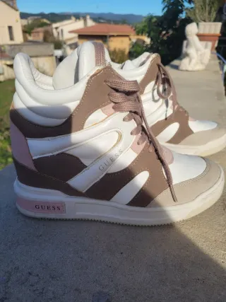 Botines Guess Mujer Beige/Marrón/Rosa/Blanco