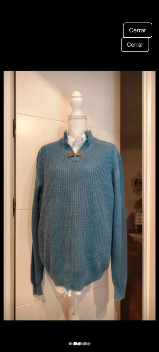 Jersey Massimo Dutti Azul Cashmere