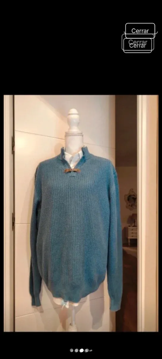 Jersey Massimo Dutti Azul Cashmere