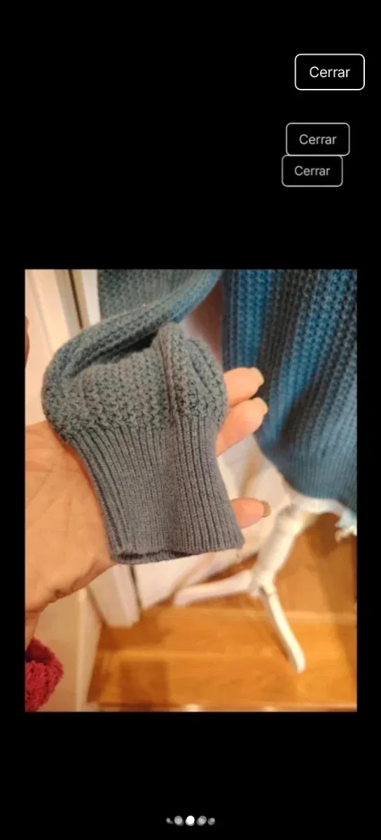 Jersey Massimo Dutti Azul Cashmere