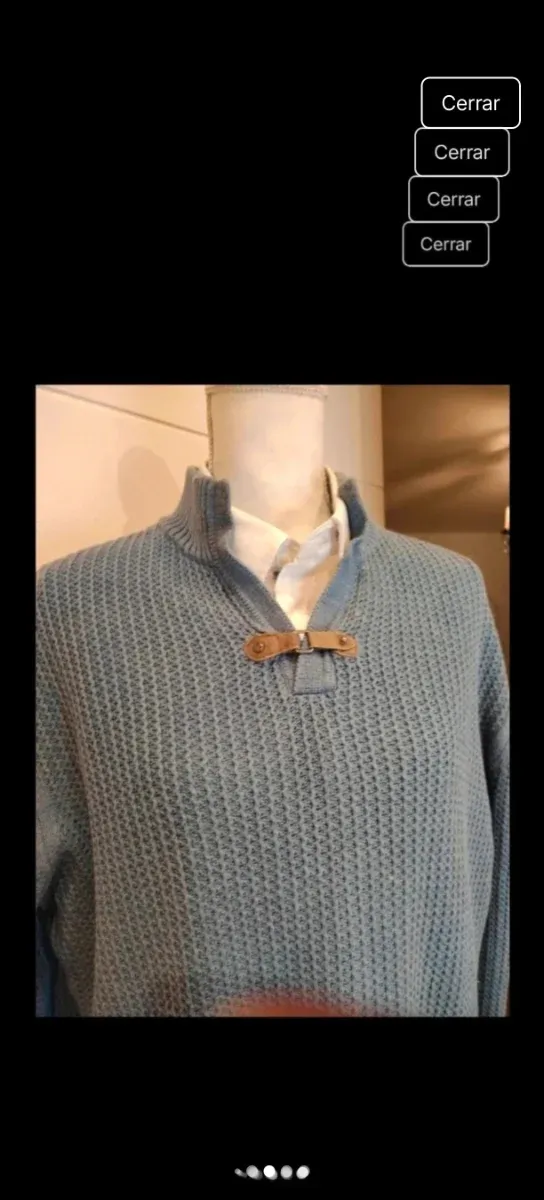 Jersey Massimo Dutti Azul Cashmere