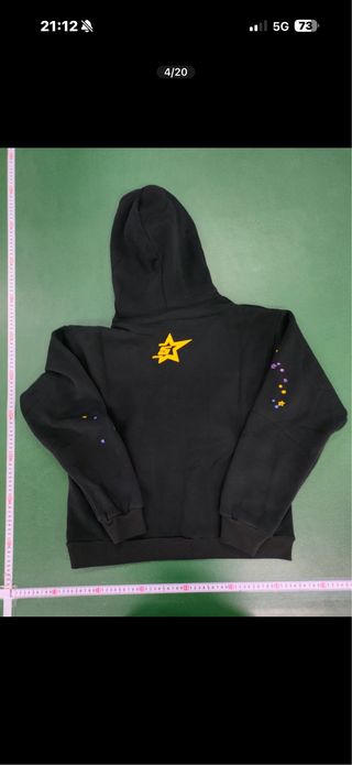 Sudadera Sp5der Negra