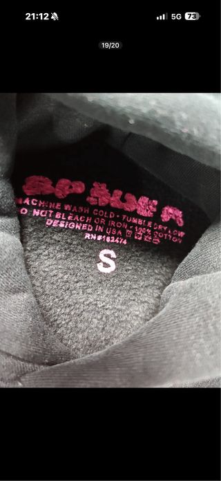 Sudadera Sp5der Negra