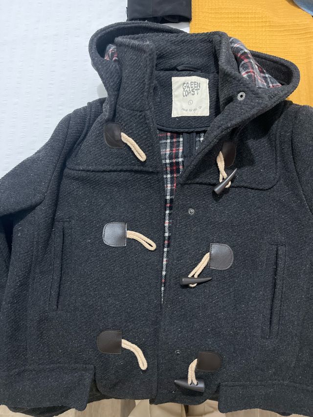 Abrigo Green Coast gris talla M