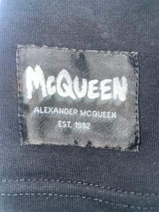 Camiseta Alexander McQueen Negra