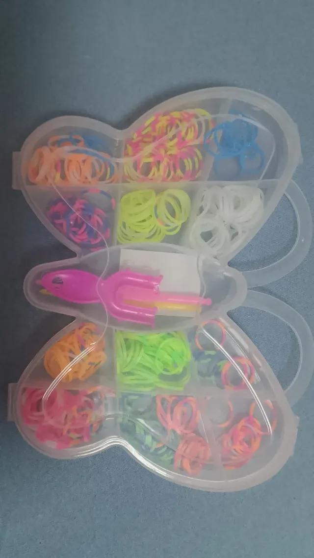 Kit Gomas Pulseras Colores + Herramientas