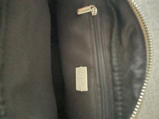 Bolso Parfois Nylon Beige y Negro