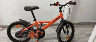 Bicicleta infantil B'TWIN naranja 4-6 años