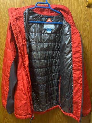 Chaqueta Columbia Montaña Roja Talla M OMNIHEAT