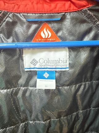 Chaqueta Columbia Montaña Roja Talla M OMNIHEAT
