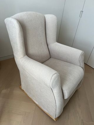 Mecedora lactancia beige