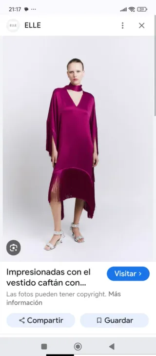 Vestido fiesta-boda morado talla XXXL