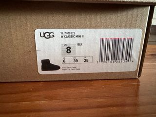 UGG Mini Stivali Neri Taglia 39