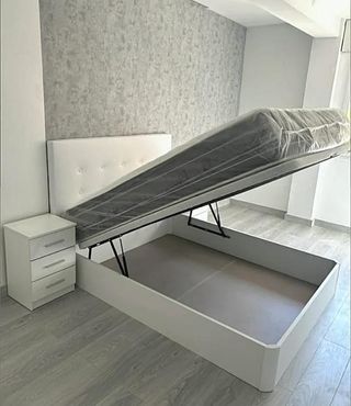 Canapé abatible con colchones Viscoelastica